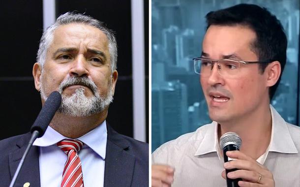 Deputado Paulo Pimenta e Deltan Dallagnol