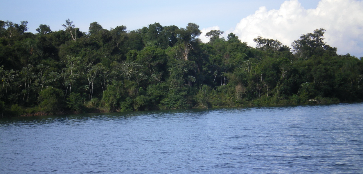 Reserva Biológica Itabó, na parte paraguaia do reservatório de Itaipu.