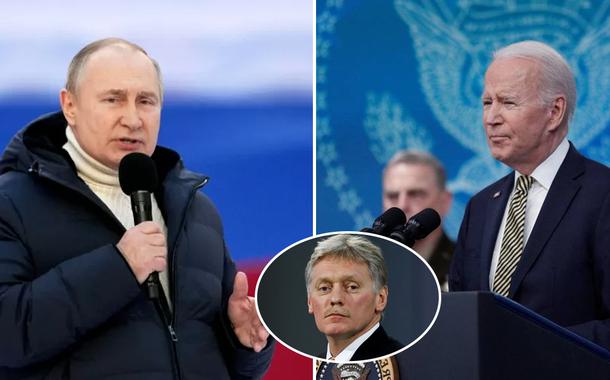 Vladimir Putin, Dmitry Peskov e Joe Biden