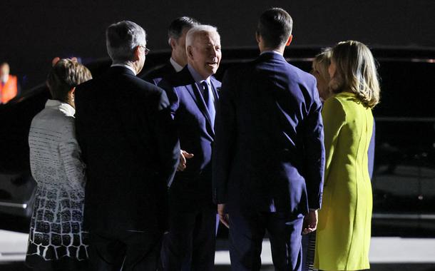 Presidente dos EUA, Joe Biden, chega a Bruxelas 23/03/2022