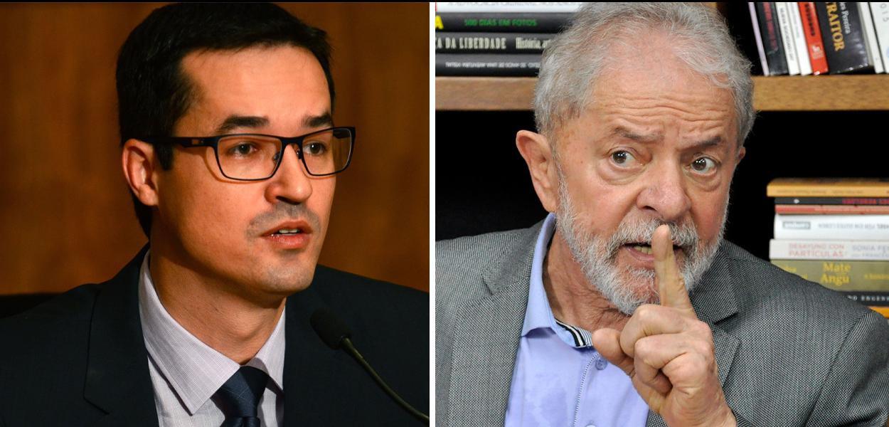 Deltan Dallagnol e o ex-presidente Luiz Inácio Lula da Silva