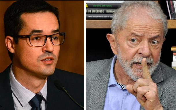 Deltan Dallagnol e o ex-presidente Luiz Inácio Lula da Silva