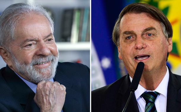 Ex-presidente Luiz Inácio Lula da Silva e Jair Bolsonaro