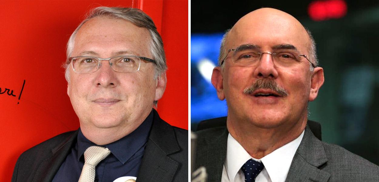 Vereador de São Paulo Toninho Vespoli (PSOL) e Milton Ribeiro