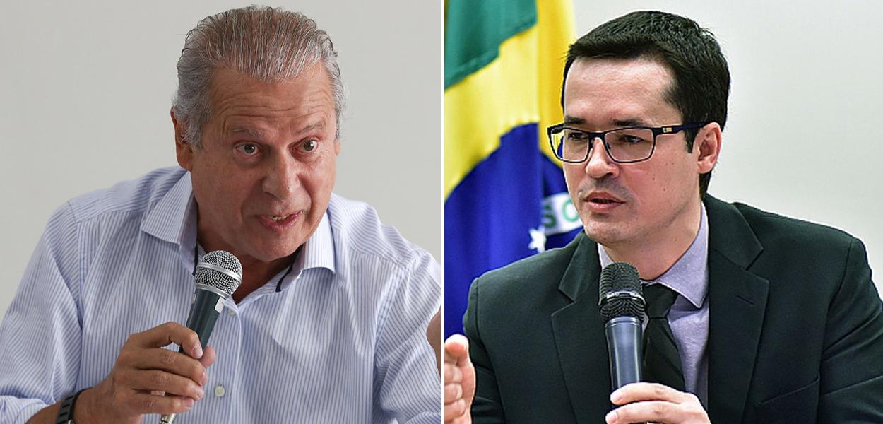 José Dirceu e Deltan Dallagnol