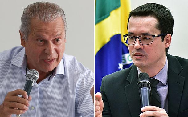 José Dirceu e Deltan Dallagnol