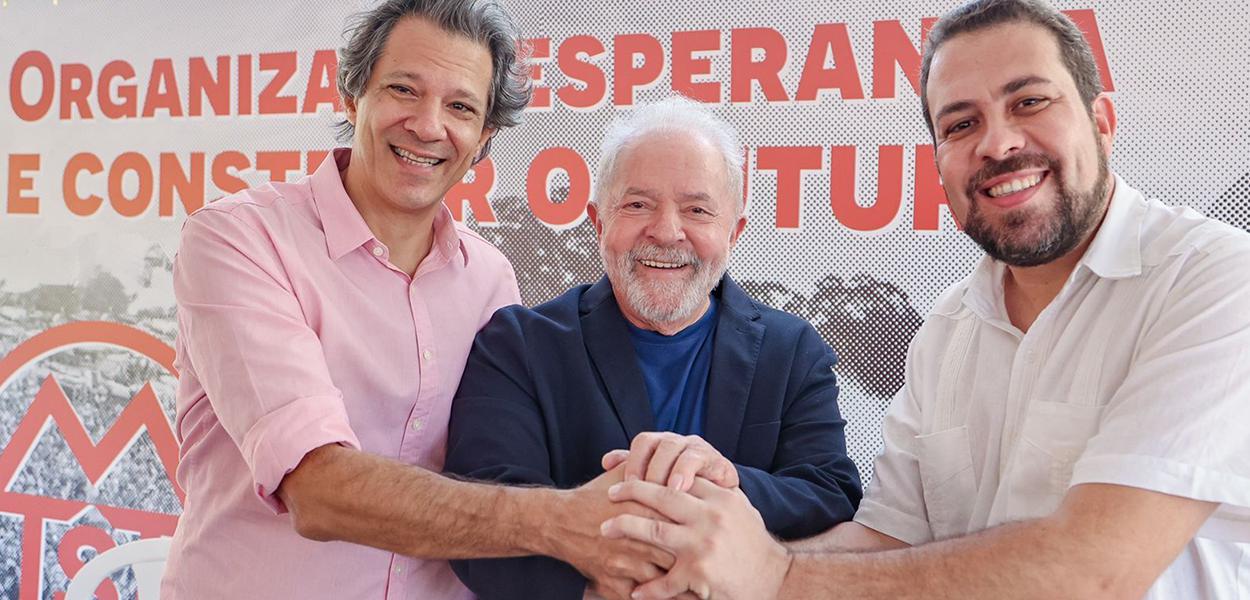 Haddad, Lula e Boulos