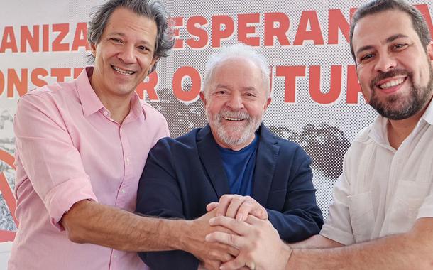 Haddad, Lula e Boulos