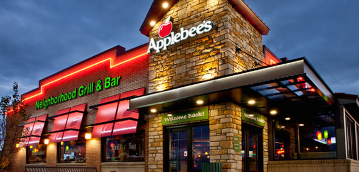 Fachada do restaurante Applebee’s