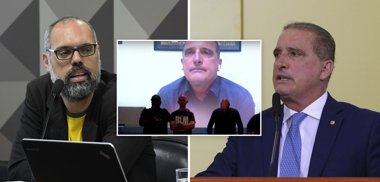 Allan dos Santos e Onyx Lorenzoni