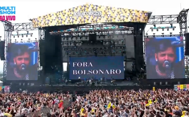 Fresno grita 'fora, Bolsonaro' no Lollapalooza