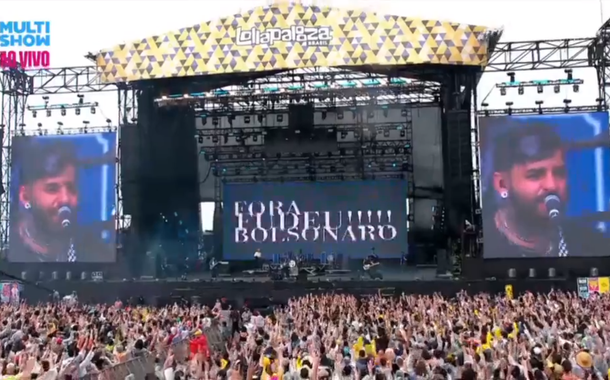 Fresno grita 'fora Bolsonaro' no Lollapalooza