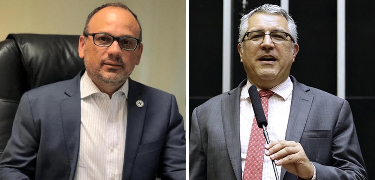 Jacson Barros e o deputado Alexandre Padilha