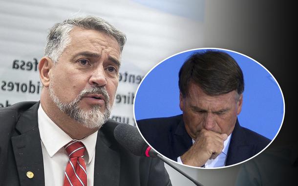 Paulo Pimenta e Jair Bolsonaro