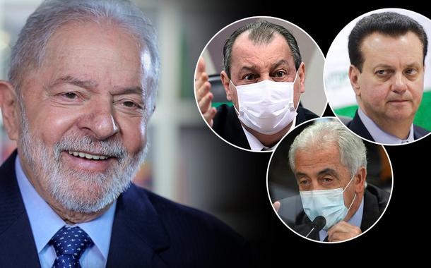 Lula, Gilberto Kassab, Omar Aziz e Otto Alencar