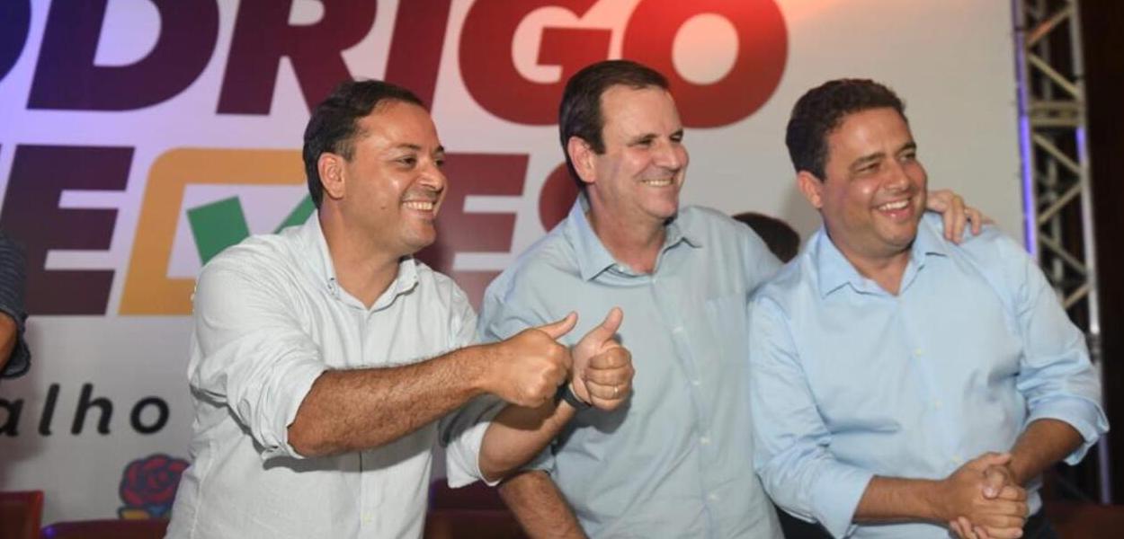 Rodrigo Neves, Eduardo Paes e Felipe Santa Cruz
