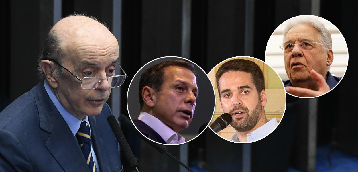 José Serra, Doria, Eduardo Leite e Fernando Henrique