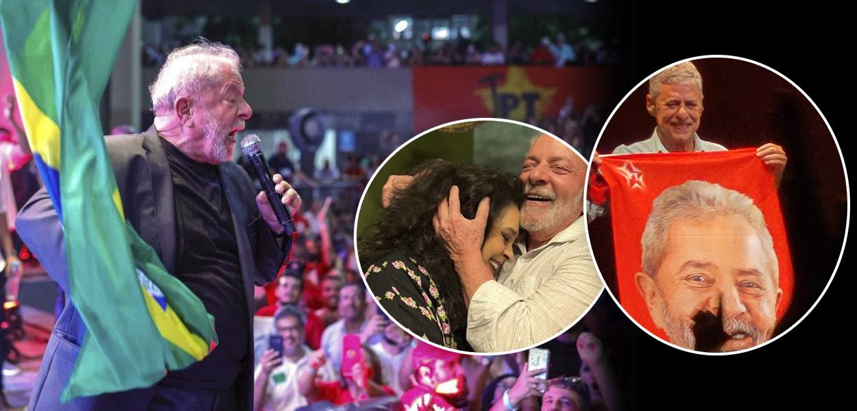 Lula, Gal Costa e Lula e Chico Buarque