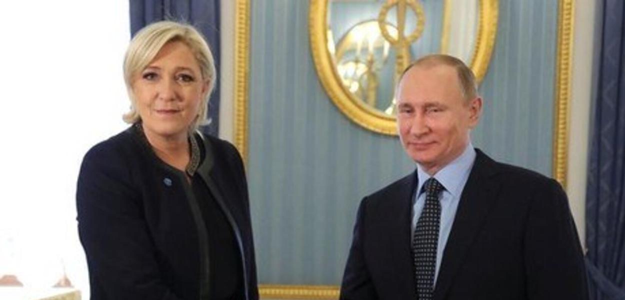 Le Pen e Putin