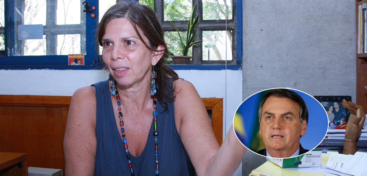 Vera Paiva e Jair Bolsonaro