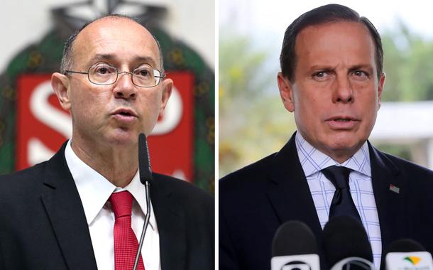 Deputado estadual Paulo Fiorilo e João Doria