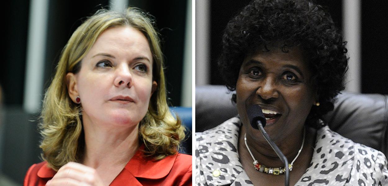 Gleisi Hoffmann e Benedita da Silva