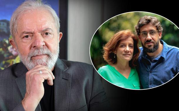 Lula, Míriam e Matheus Leitão