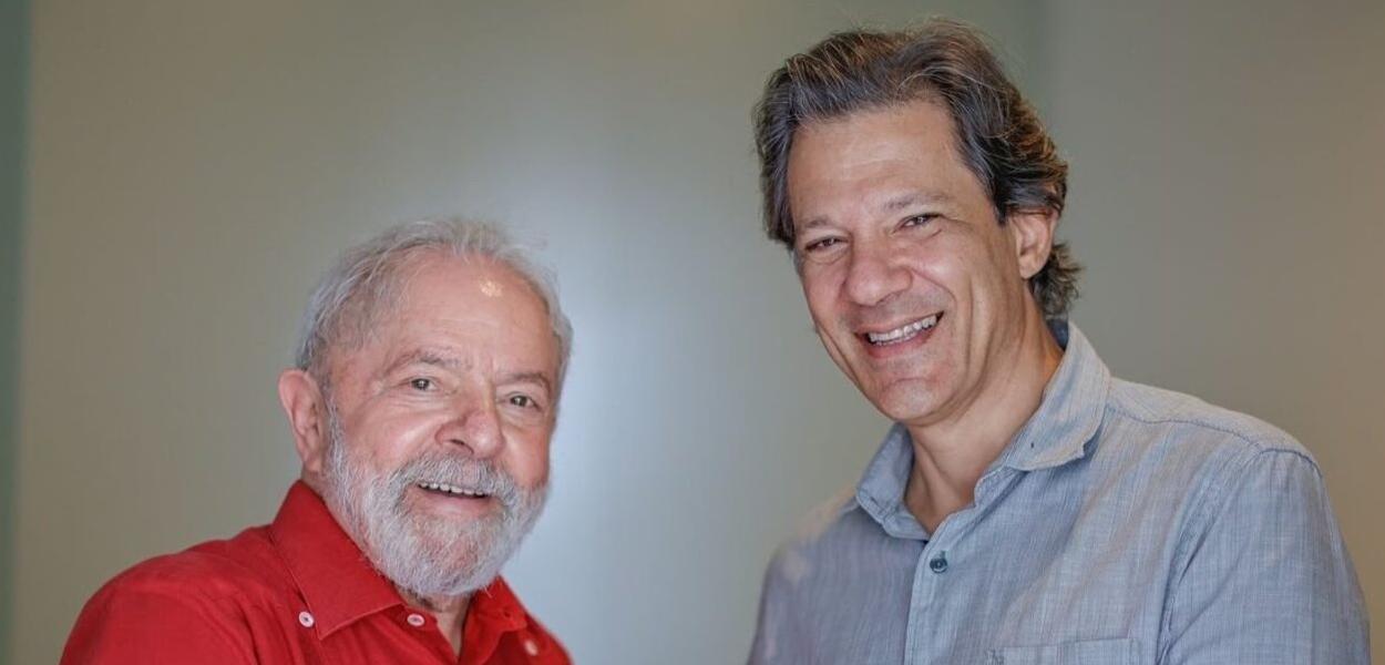 Lula e Fernando Haddad