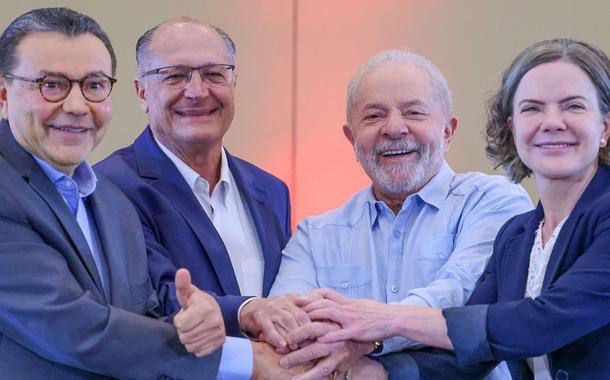 Carlos Siqueira, Geraldo Alckmin, Lula e Gleisi Hoffmann