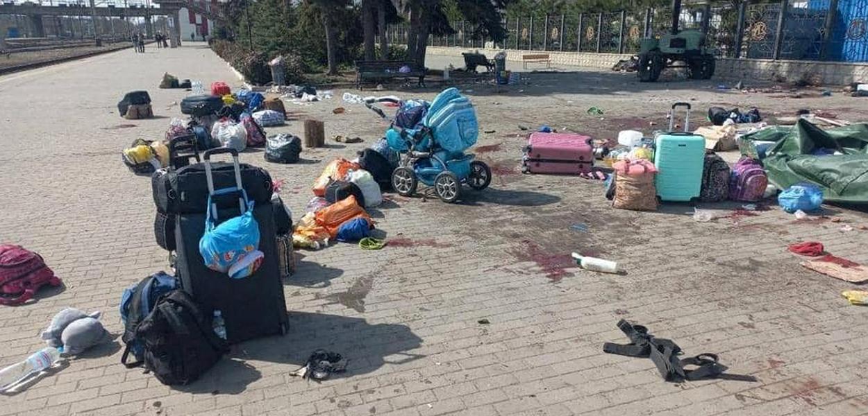 Ataque à estação de trem de Kramatorsk, no Donbass