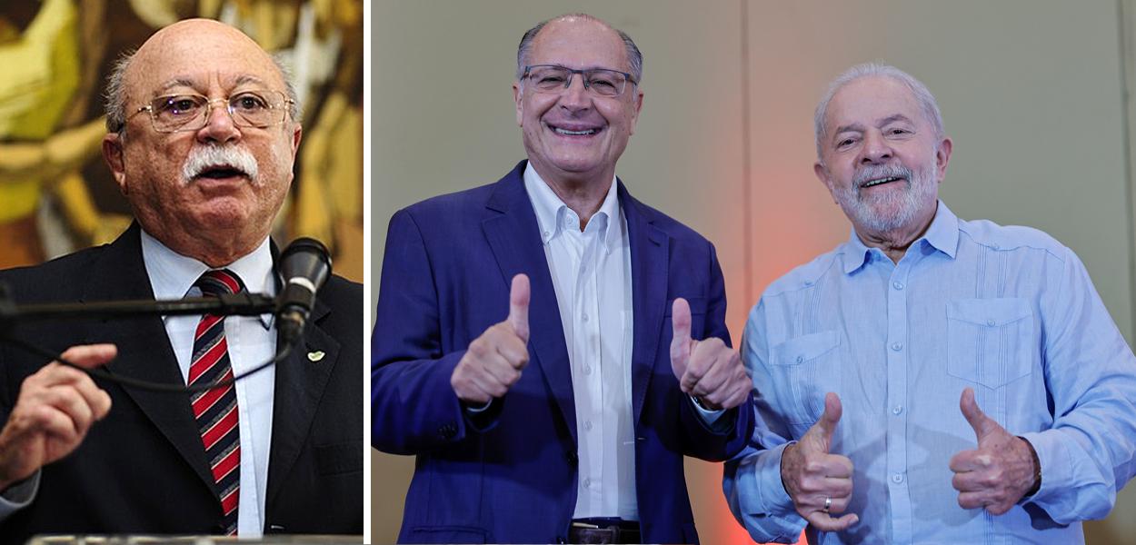 Roberto Amaral, ex-governador Geraldo Alckmin e ex-presidente Luiz Inácio Lula da Silva