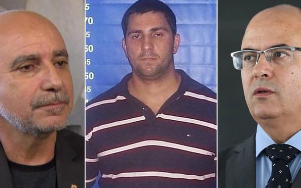 Fabrício Queiroz, Adriano da Nóbrega e Wilson Witzel