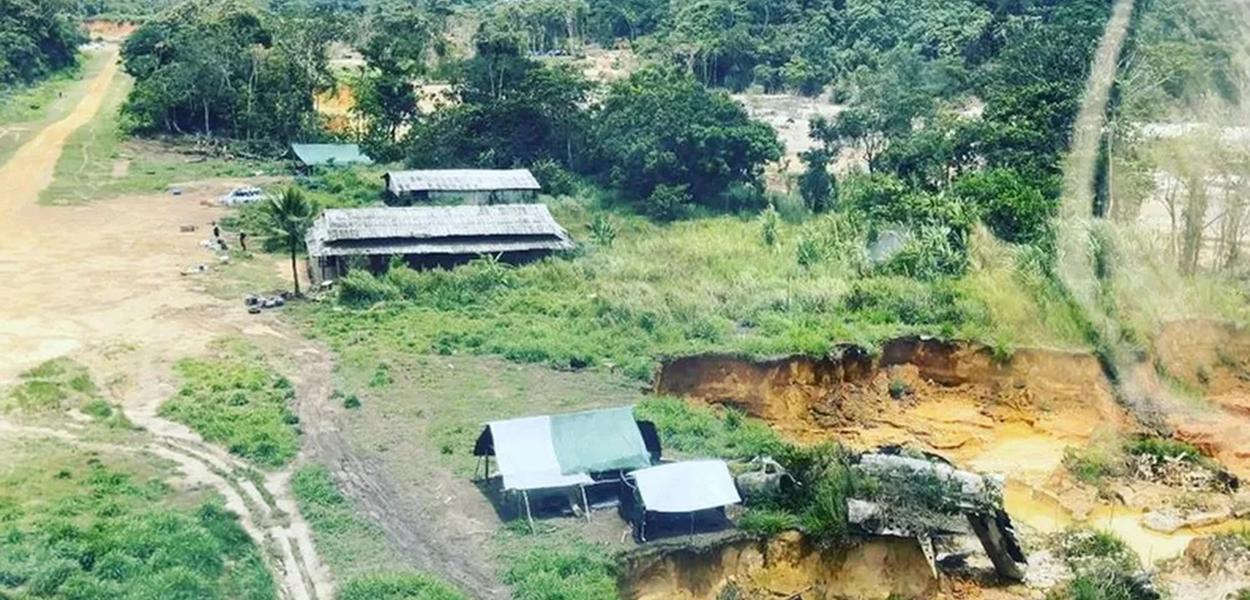 Posto de saúde próximo ao garimpo ilegal