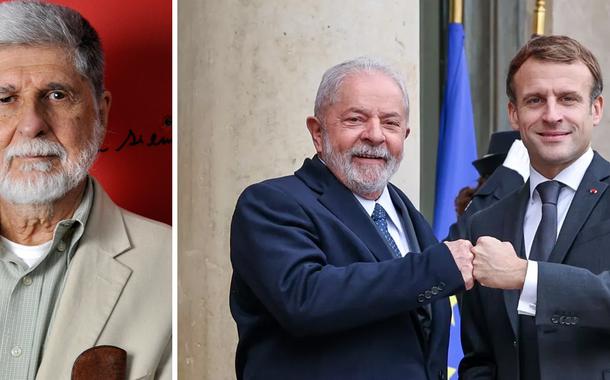 Celso Amorim, Lula e Macron