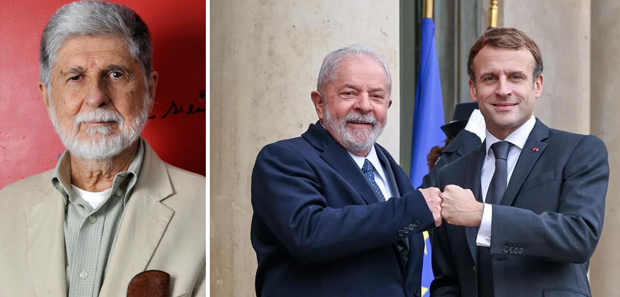 Celso Amorim, Lula e Macron