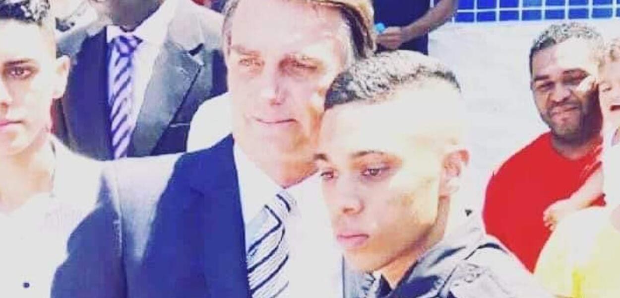 Jair Bolsonaro e Gabriel Monteiro