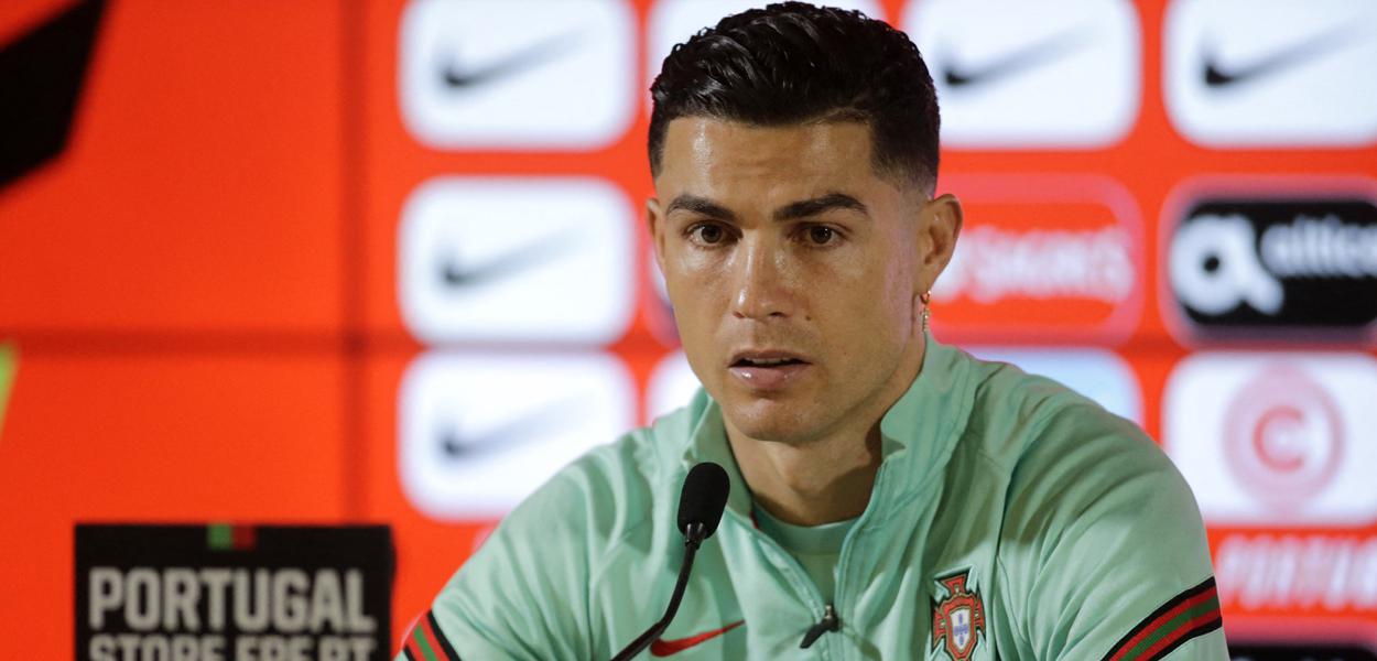 Cristiano Ronaldo concede entrevista coletiva 28/03/2022REUTERS/Miguel Vidal