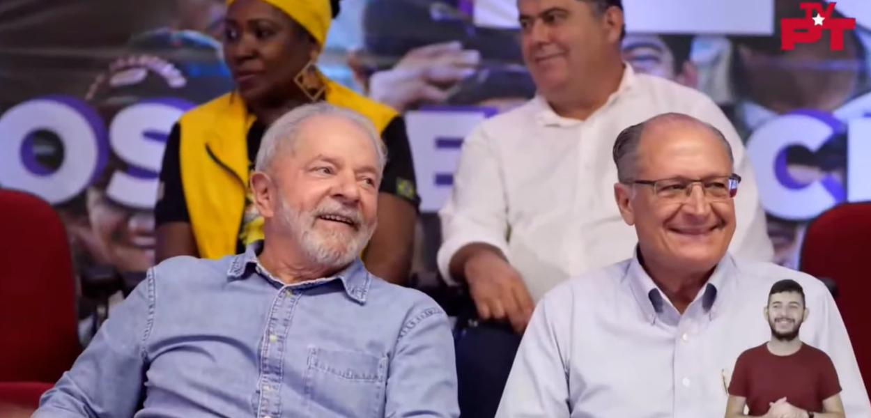 Lula e Geraldo Alckmin