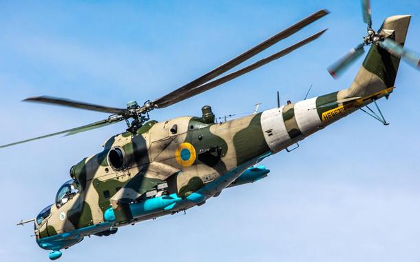 Helicóptero Mi-24 ucraniano