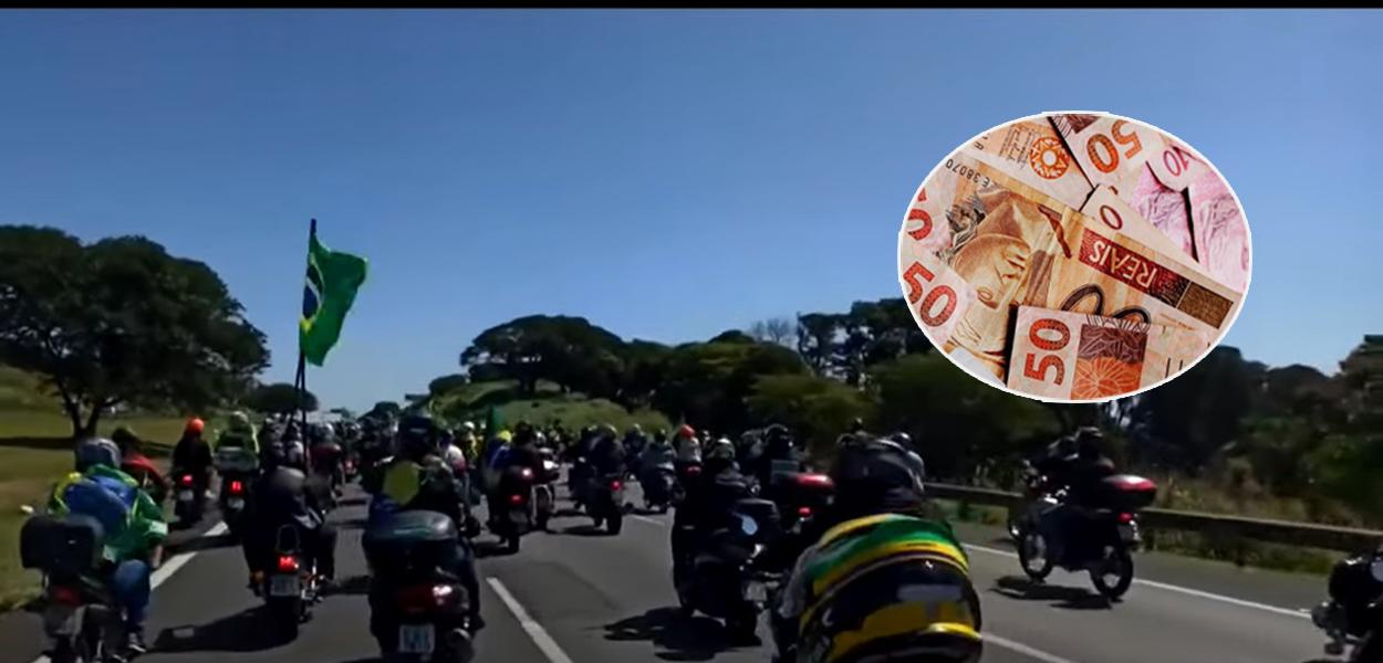 Jair Bolsonaro desembarcando em Dubai