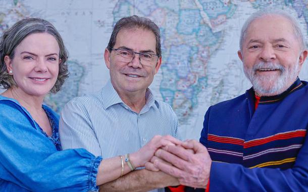 Gleisi Hoffmann, Paulinho da Força e Lula