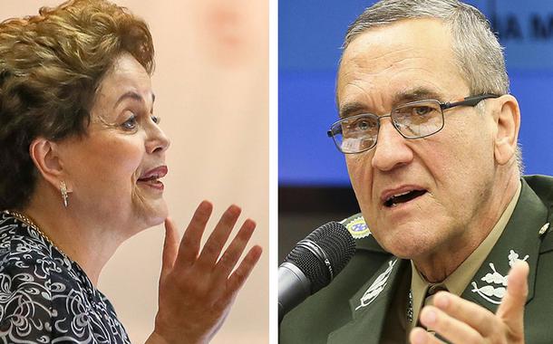 Dilma Rousseff e Eduardo Villas Bôas