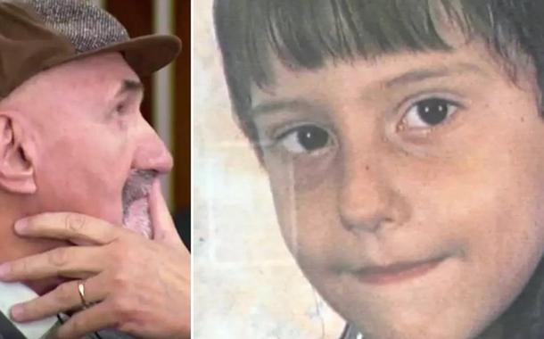 Médico Álvaro Ianhez e o menino Paulo Veronesi Pavesi