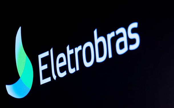 Logo da Eletrobras em painel na bolsa de Nova York