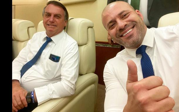 Jair Bolsonaro e Daniel Silveira