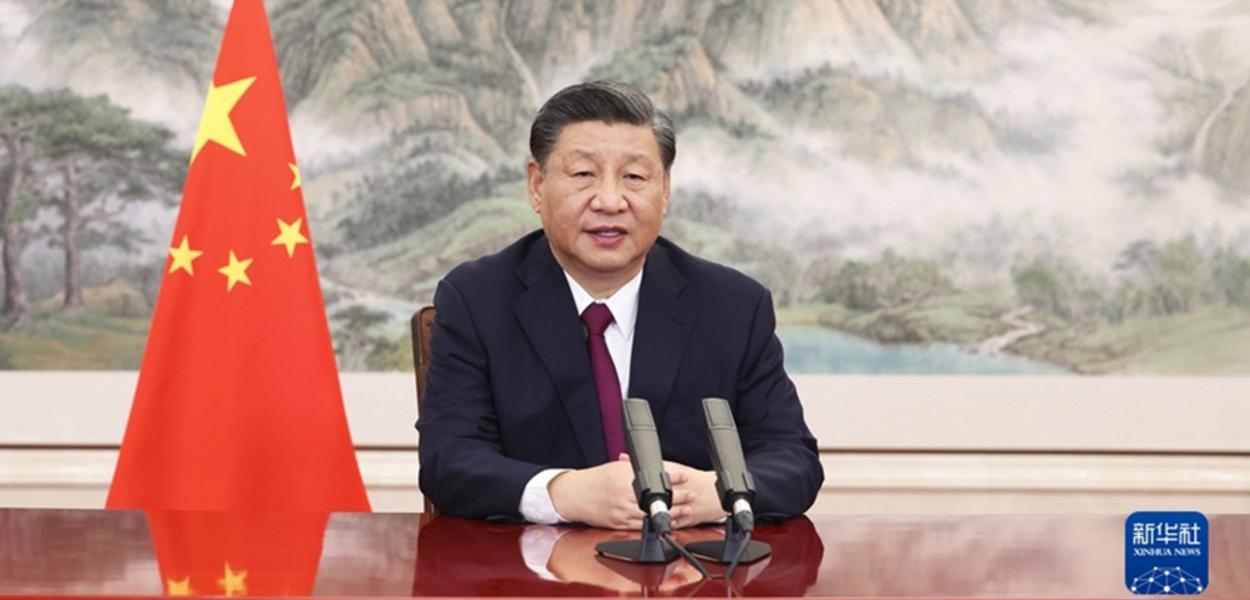 Xi Jinping se dirige ao Fórum Boao-2022