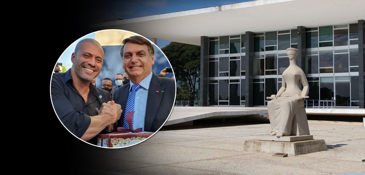 Jair Bolsonaro e Daniel Silveira