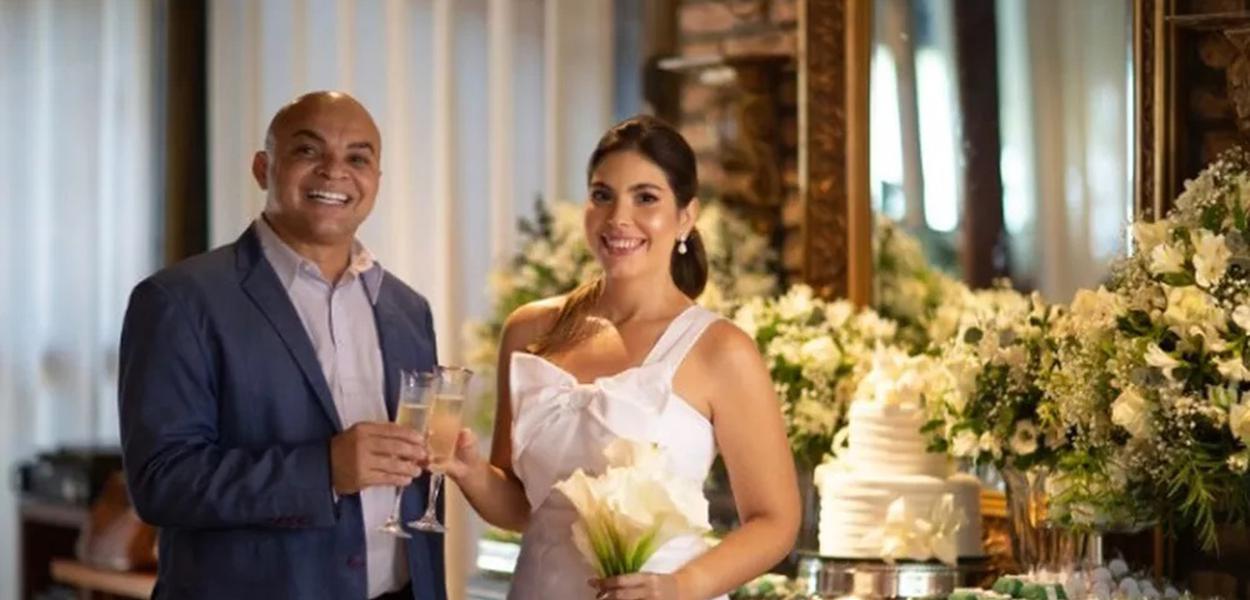 Médico oncologista Glauto Tuquarre e a esposa dele, Lícia Dutra Tuquarre
