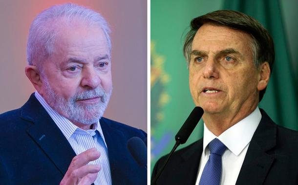 Lula e Jair Bolsonaro