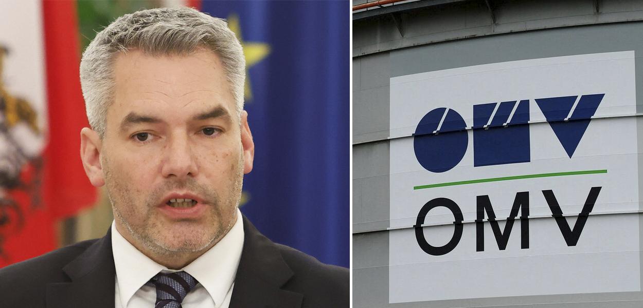 Karl Nehammer e OMV